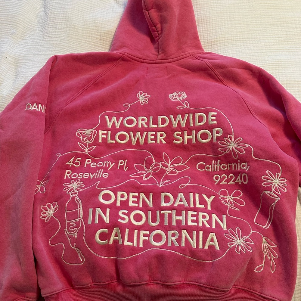 Pink Flower Shop Hoodie